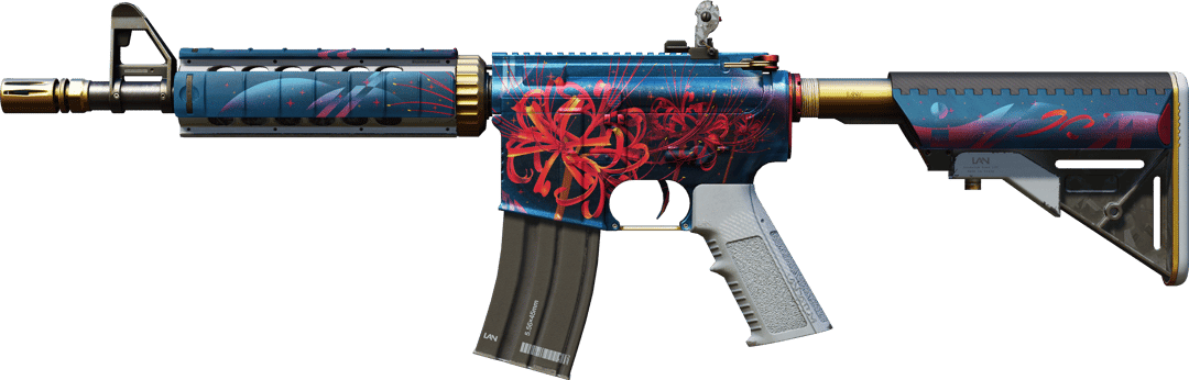 M4A4 | Spider Lily (Minimal Wear)