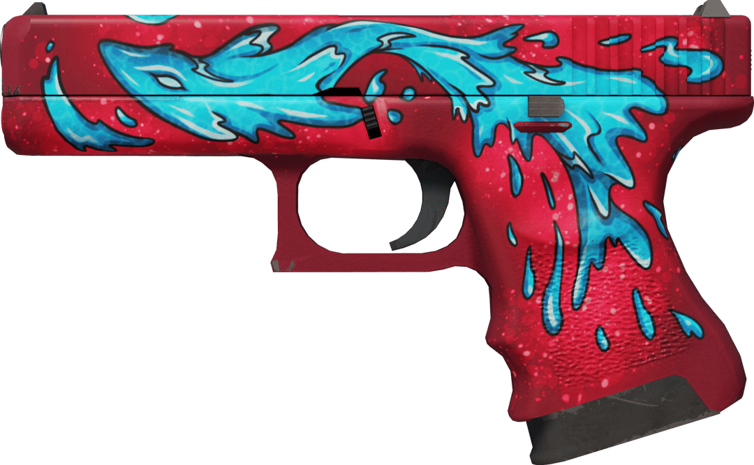 Glock-18 | Water Elemental (Minimal Wear)