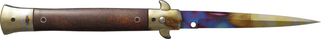 ★ Stiletto Knife | Case Hardened (Minimal Wear)