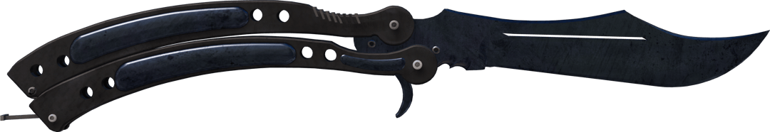 ★ Butterfly Knife | Blue Steel (Field-Tested)
