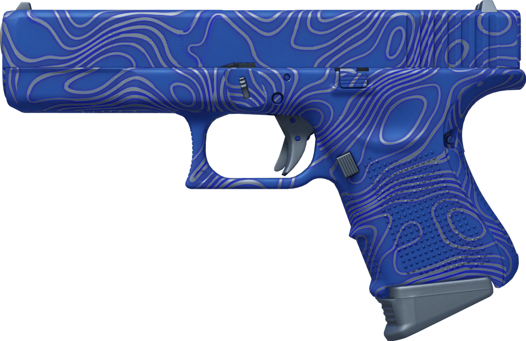 Glock-18 | Ocean Topo (Fabrikneu)