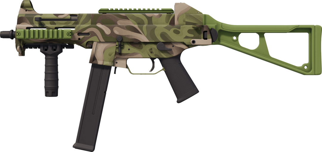 UMP-45 | Green Swirl (Fabrikneu)