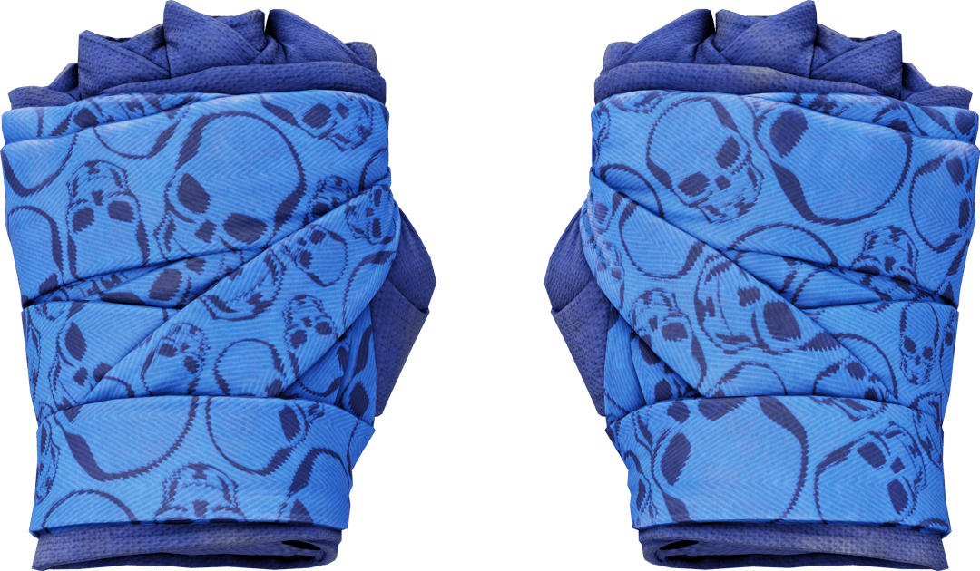 ★ Hand Wraps | Cobalt Skulls (Field-Tested)