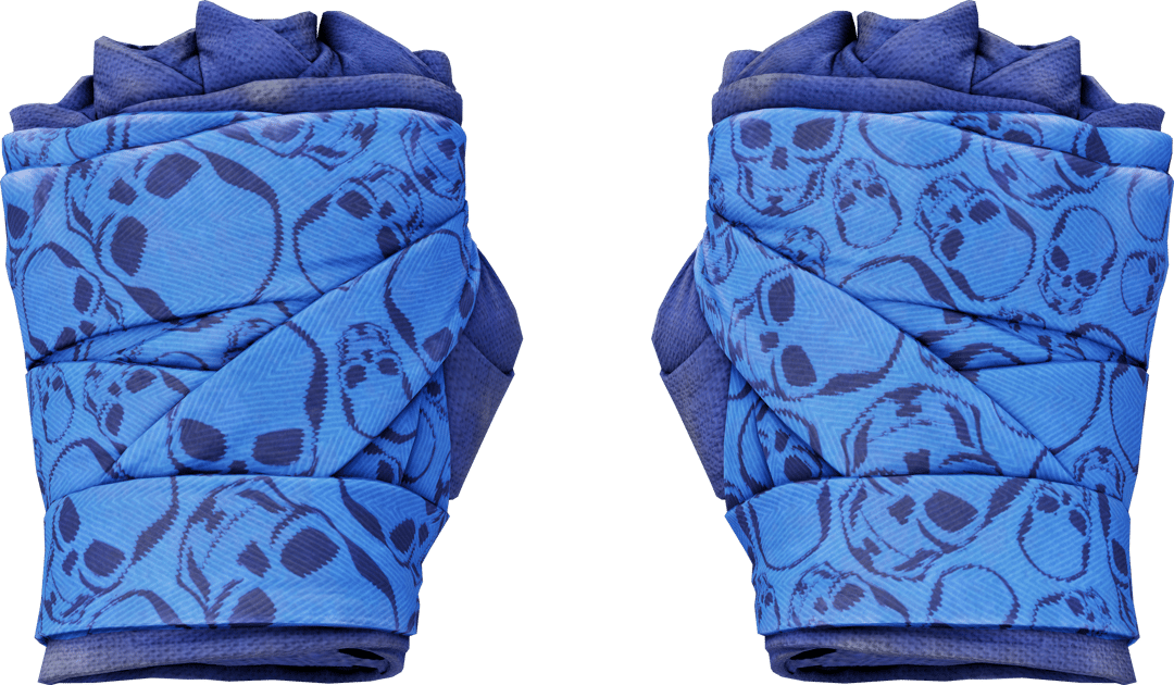 Handbandagen (★) | Kobaltblaue Totenschädel (Einsatzerprobt)