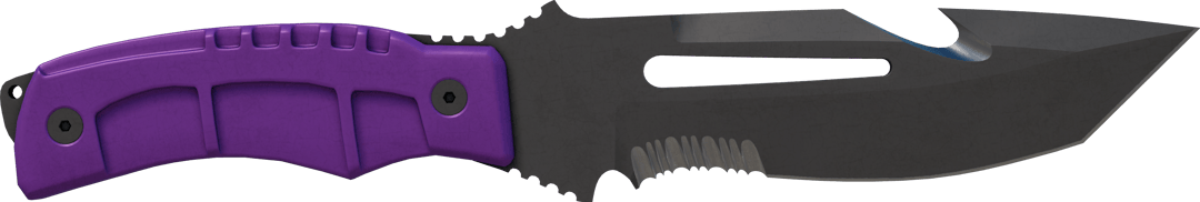 Survival-Messer (★) | Ultraviolett (Minimale Gebrauchsspuren)