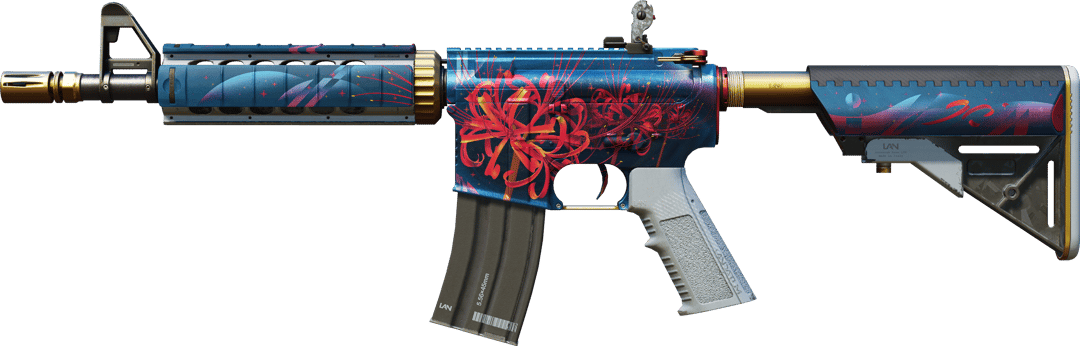 M4A4 | Spider Lily (Minimal Wear)