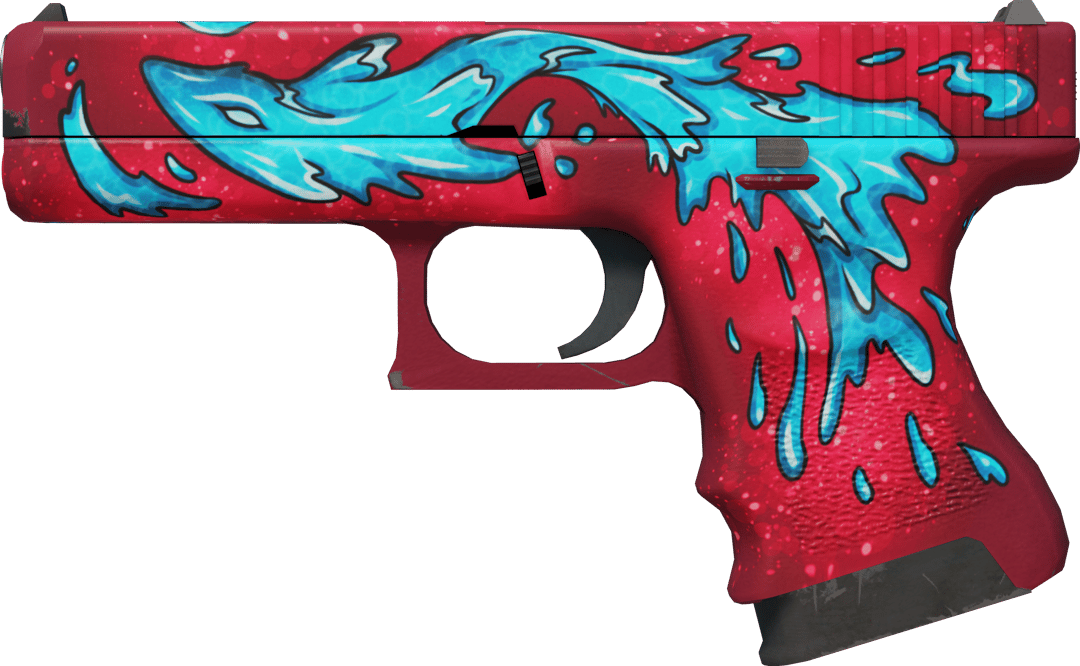 Glock-18 | Water Elemental (Minimal Wear)
