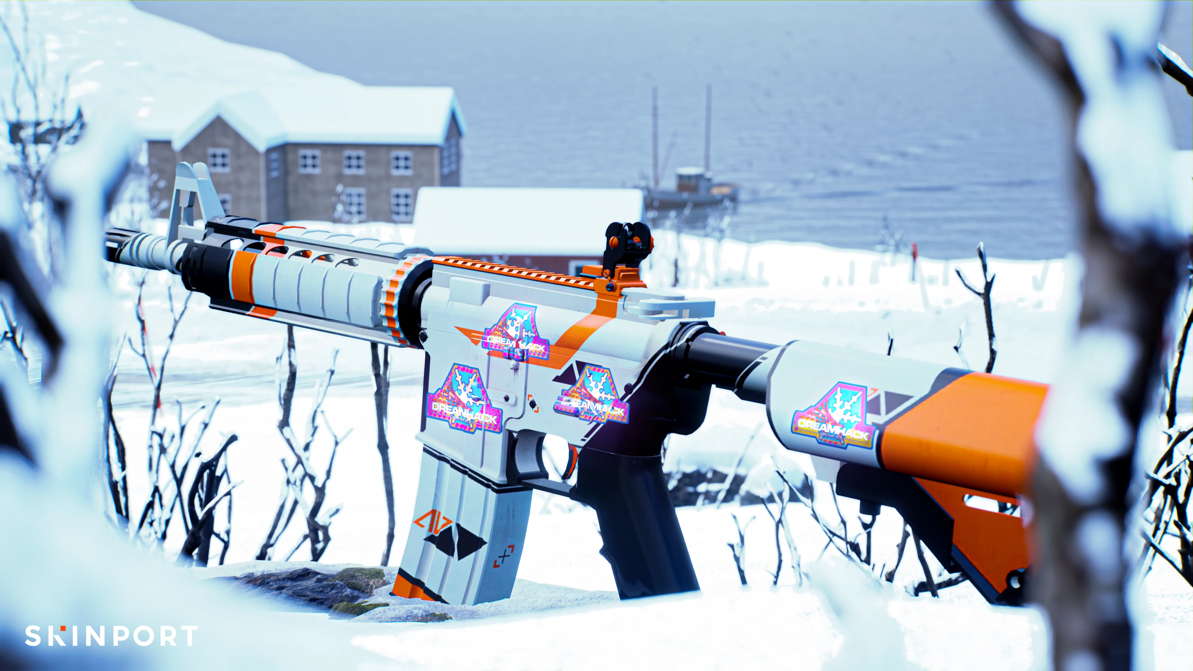 CS:GO Wallpaper - M4A4 | Asiimov