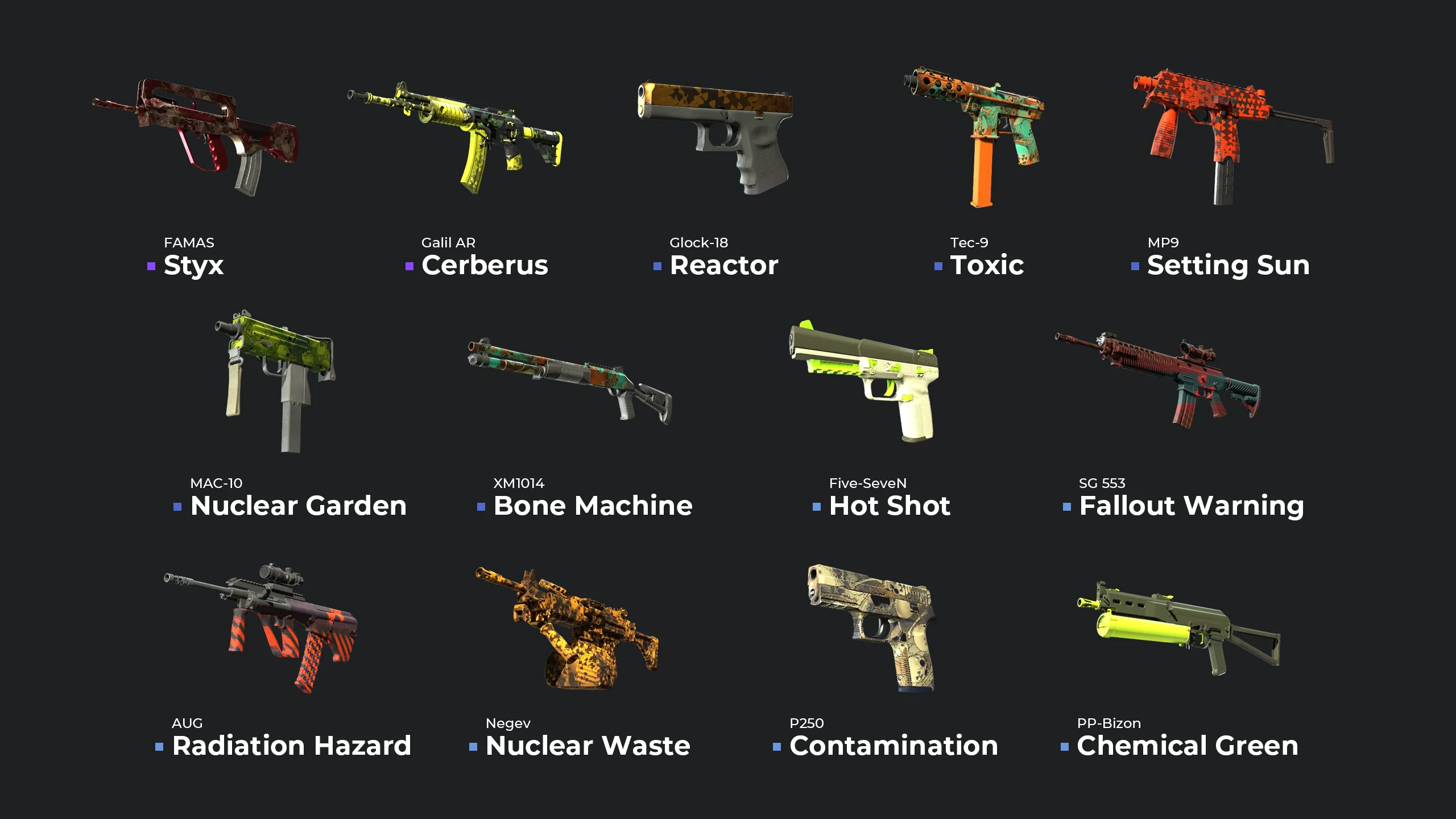 Cache Collection Skins