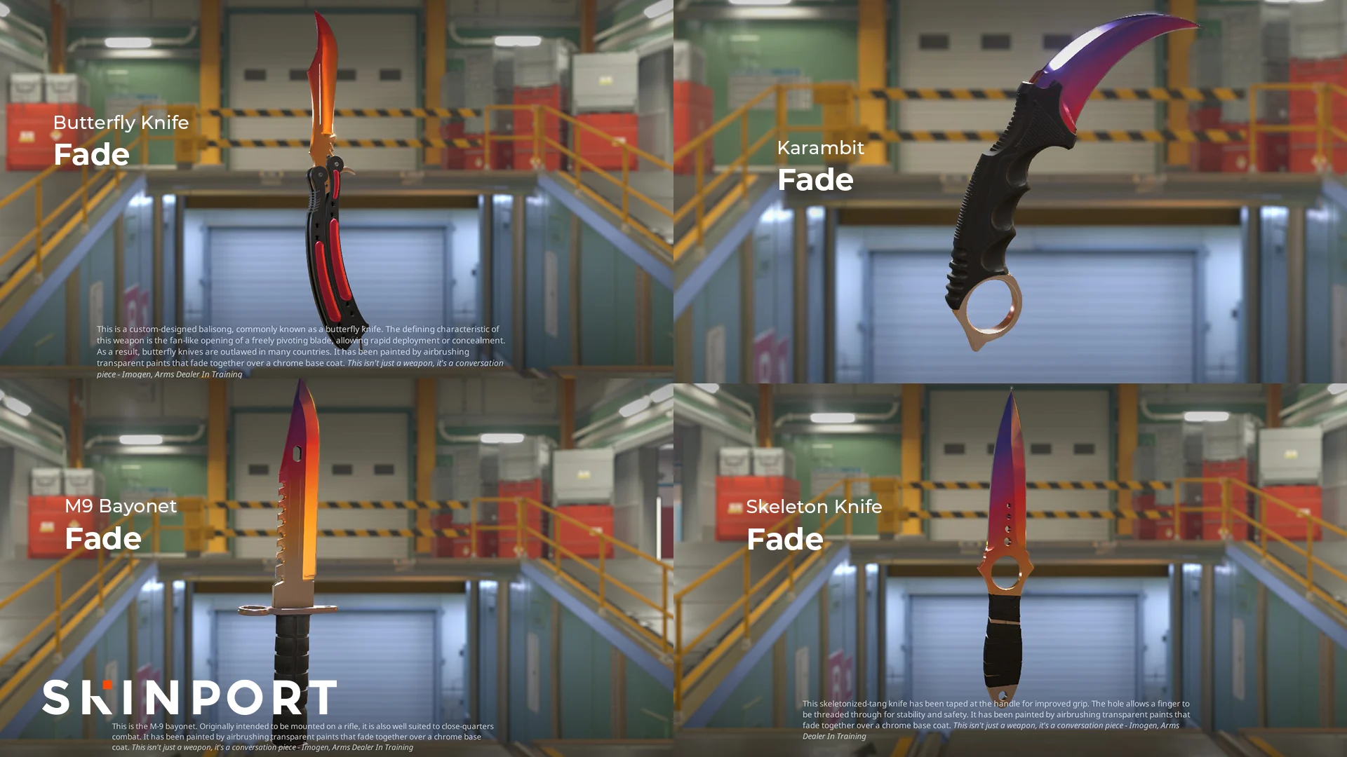 CS2 Fade Knives