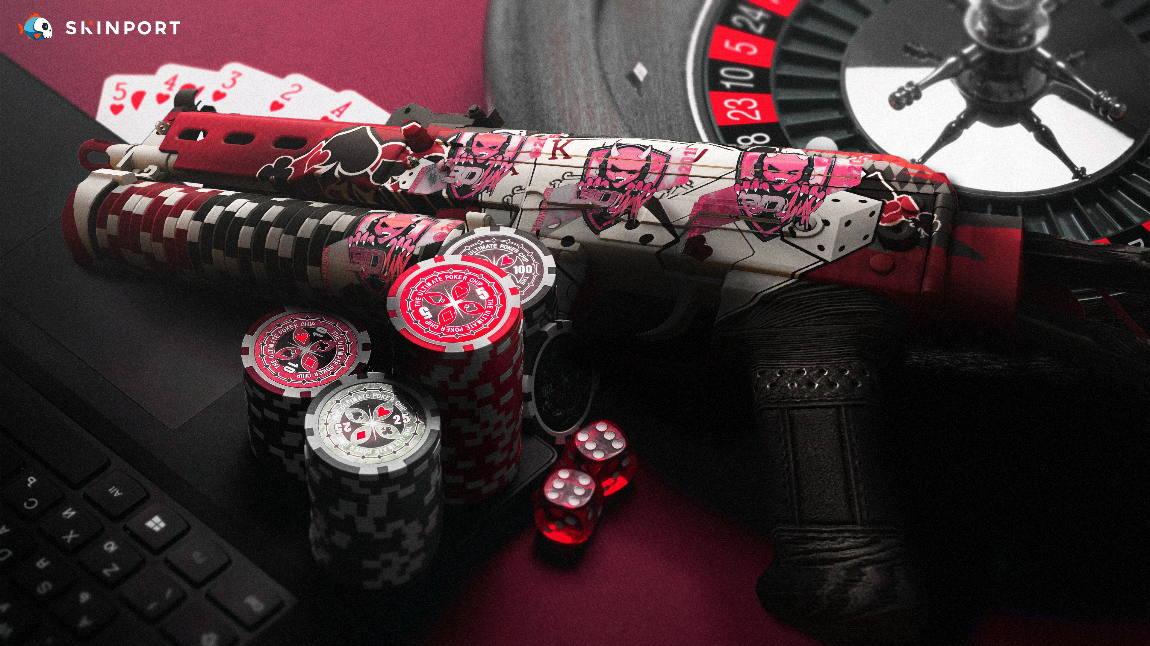 CS:GO Wallpaper - PP-Bizon | High Roller