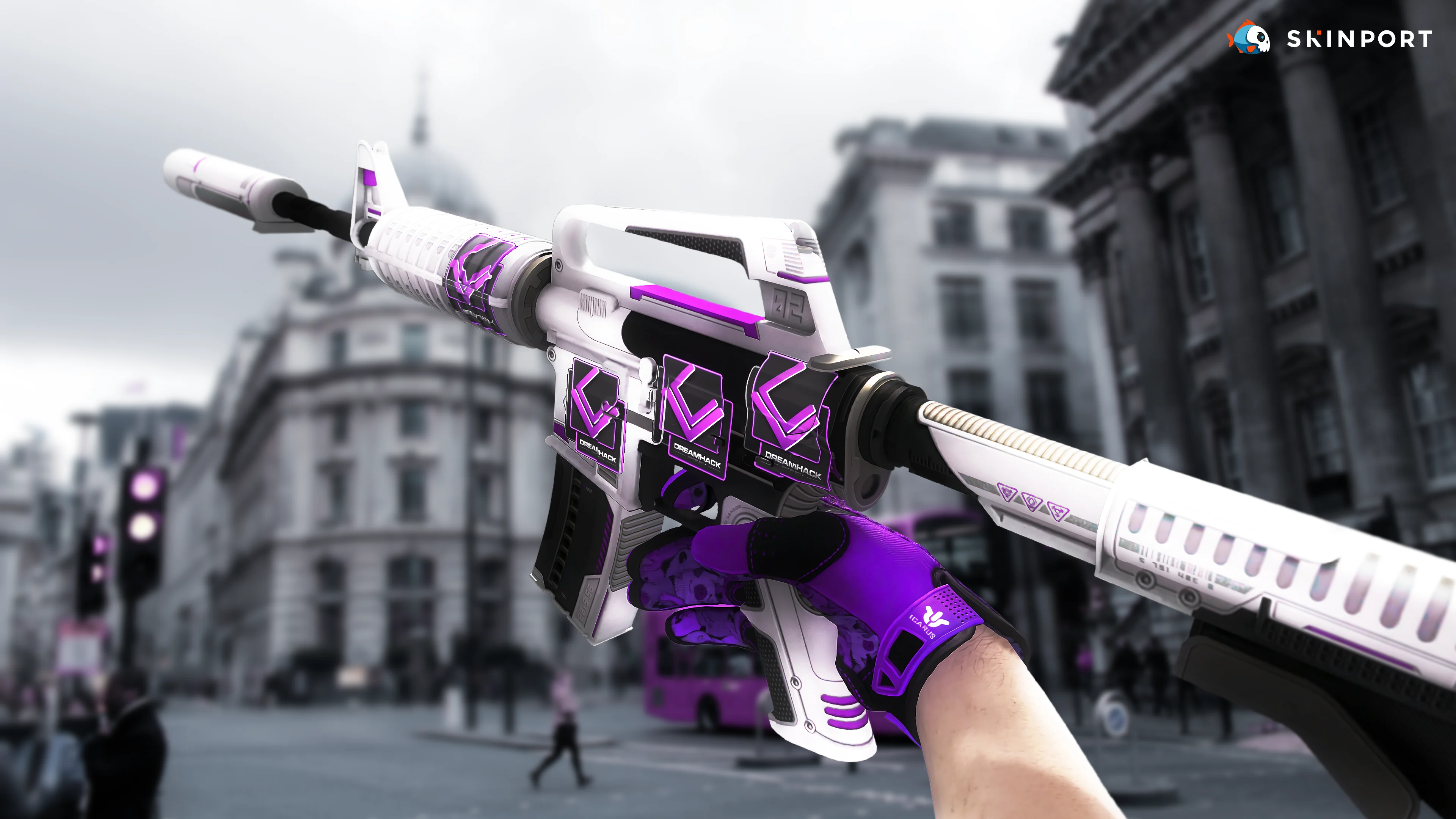 CS:GO Wallpaper - M4A1-S | Mecha Industries (London Conspiracy)