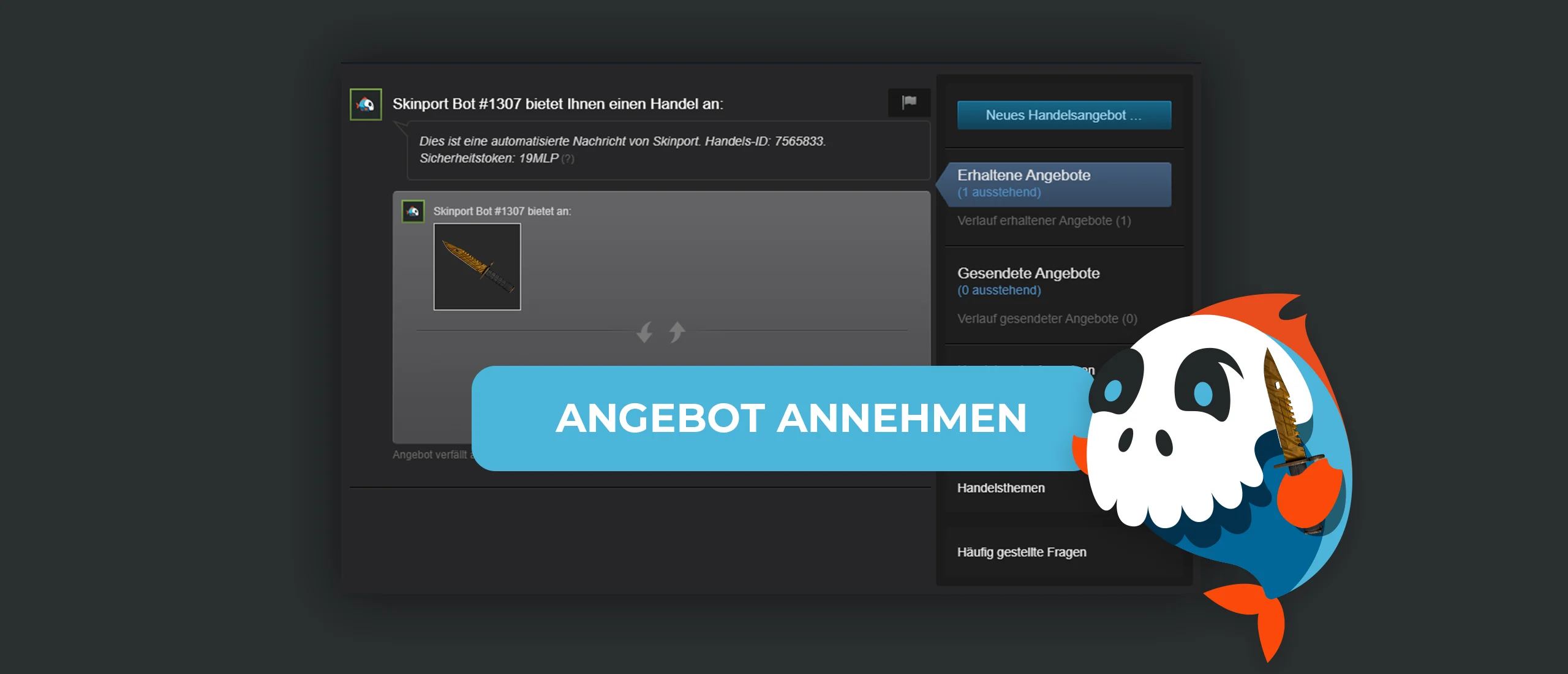 Angebot annehmen
