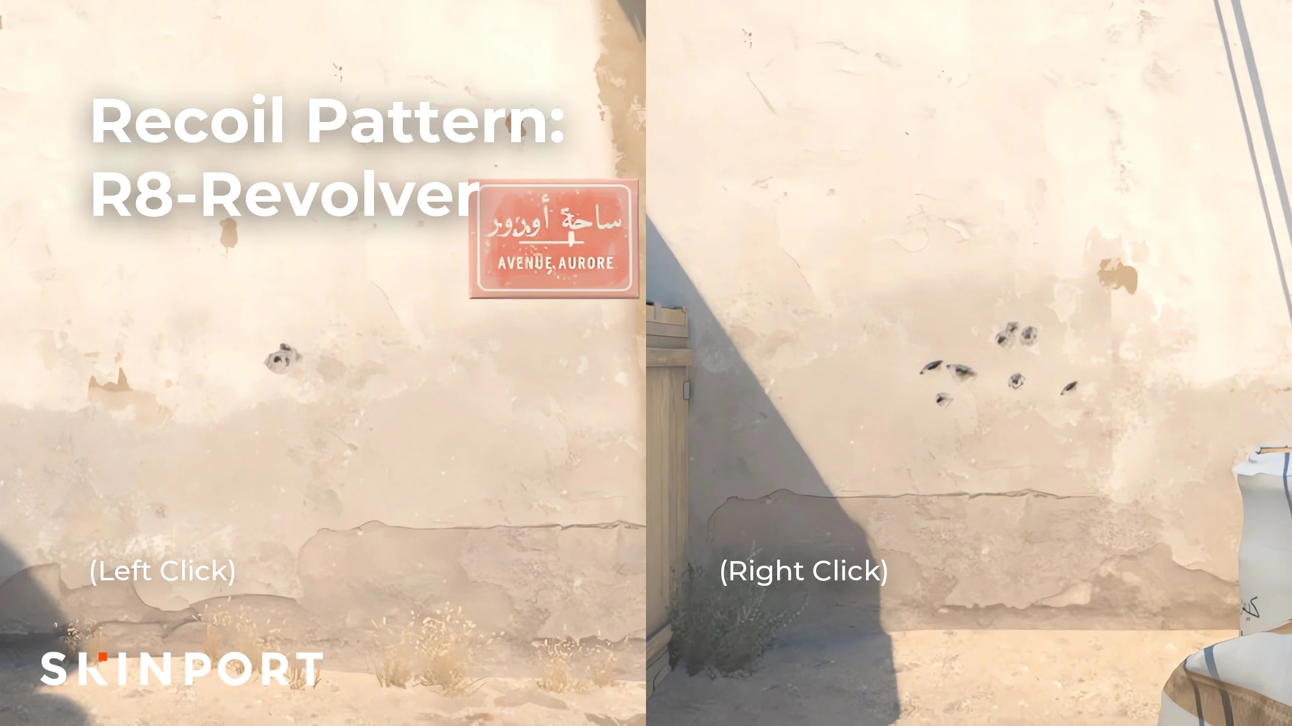 R8 Revolver Recoil Pattern