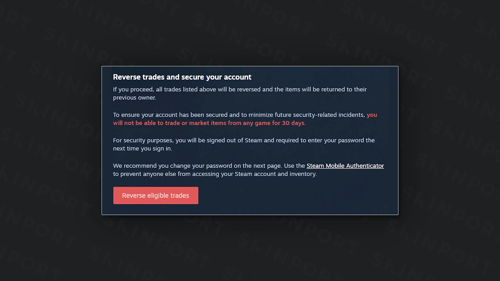 How to reverse CS2 trades? - Skinport Blog