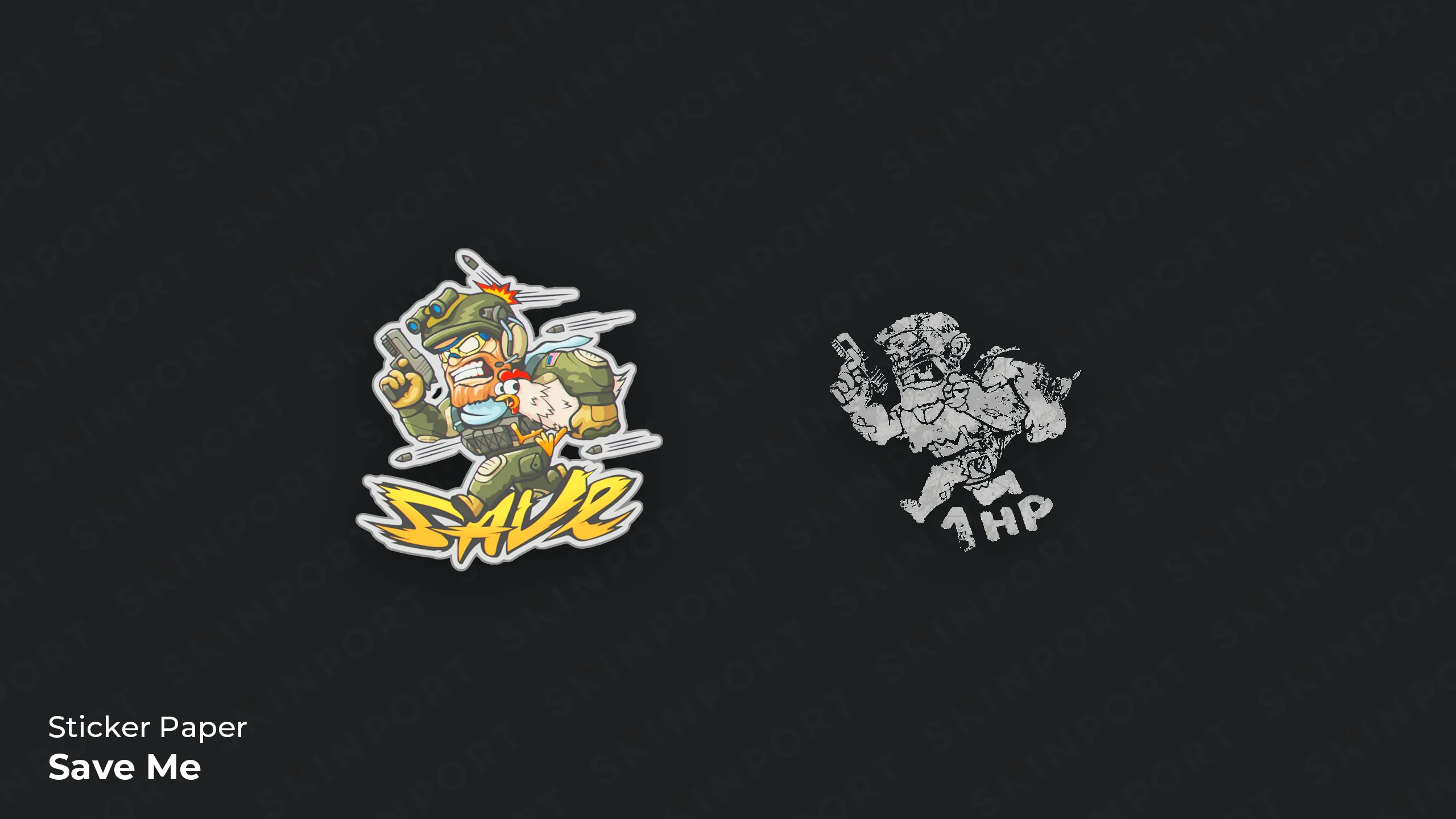 sticker save me