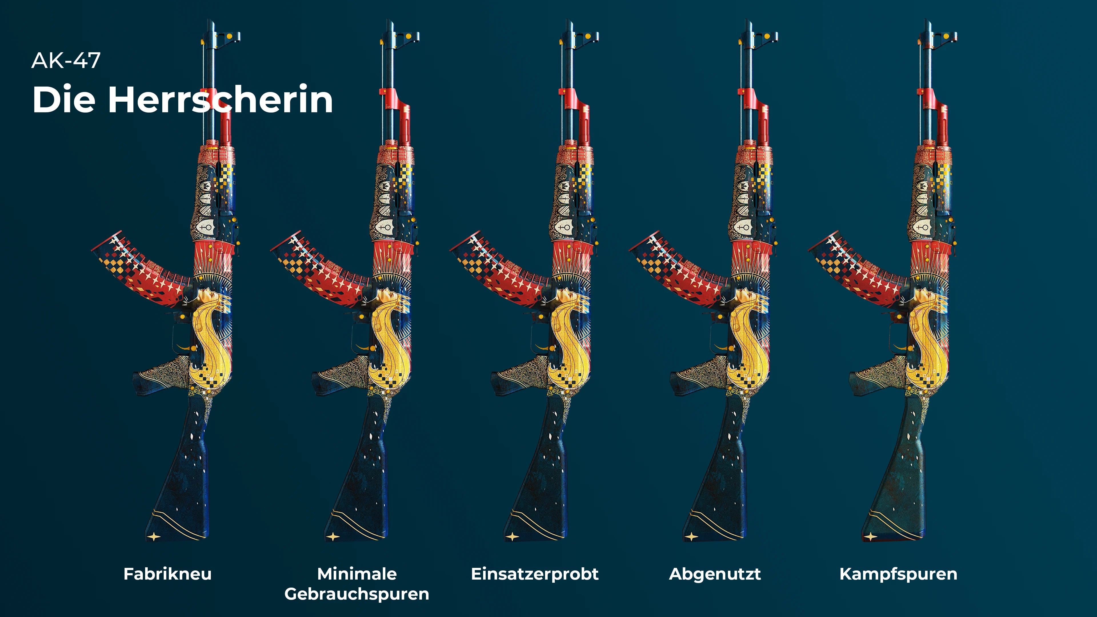 AK-The Empress Verschiedene Zustände