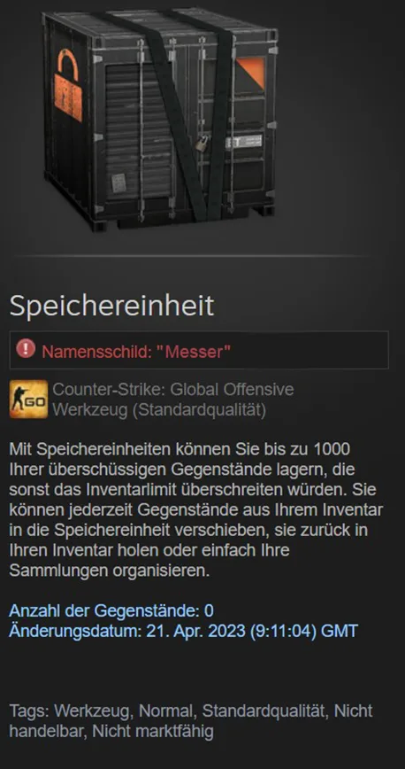 Items sortieren