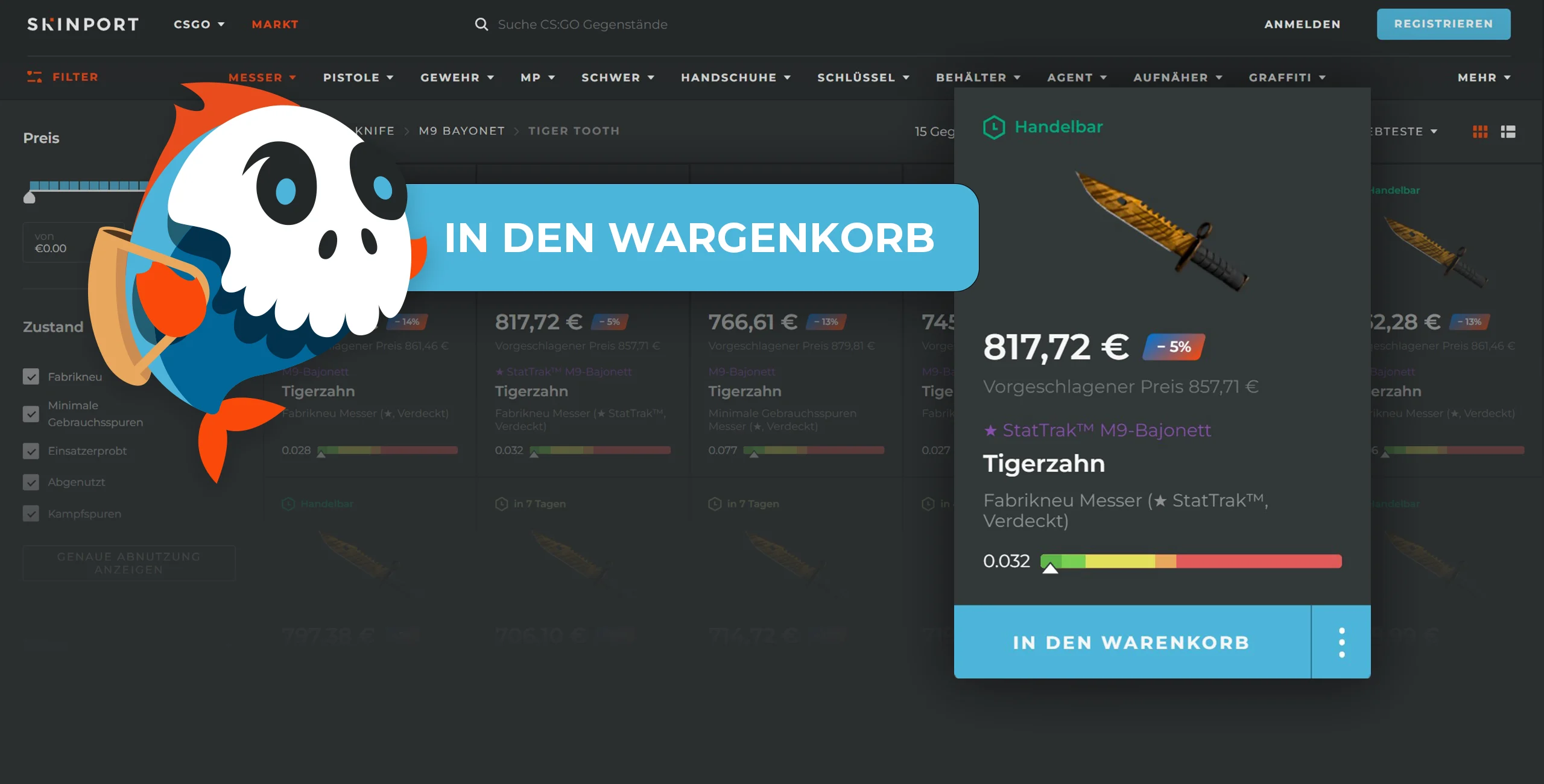 zum Warenkorb hinzufügen