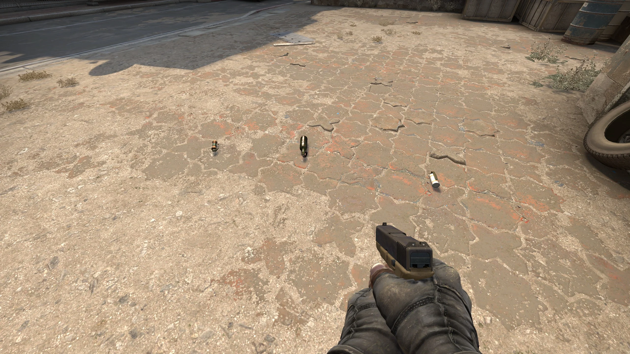 Dropped grenades