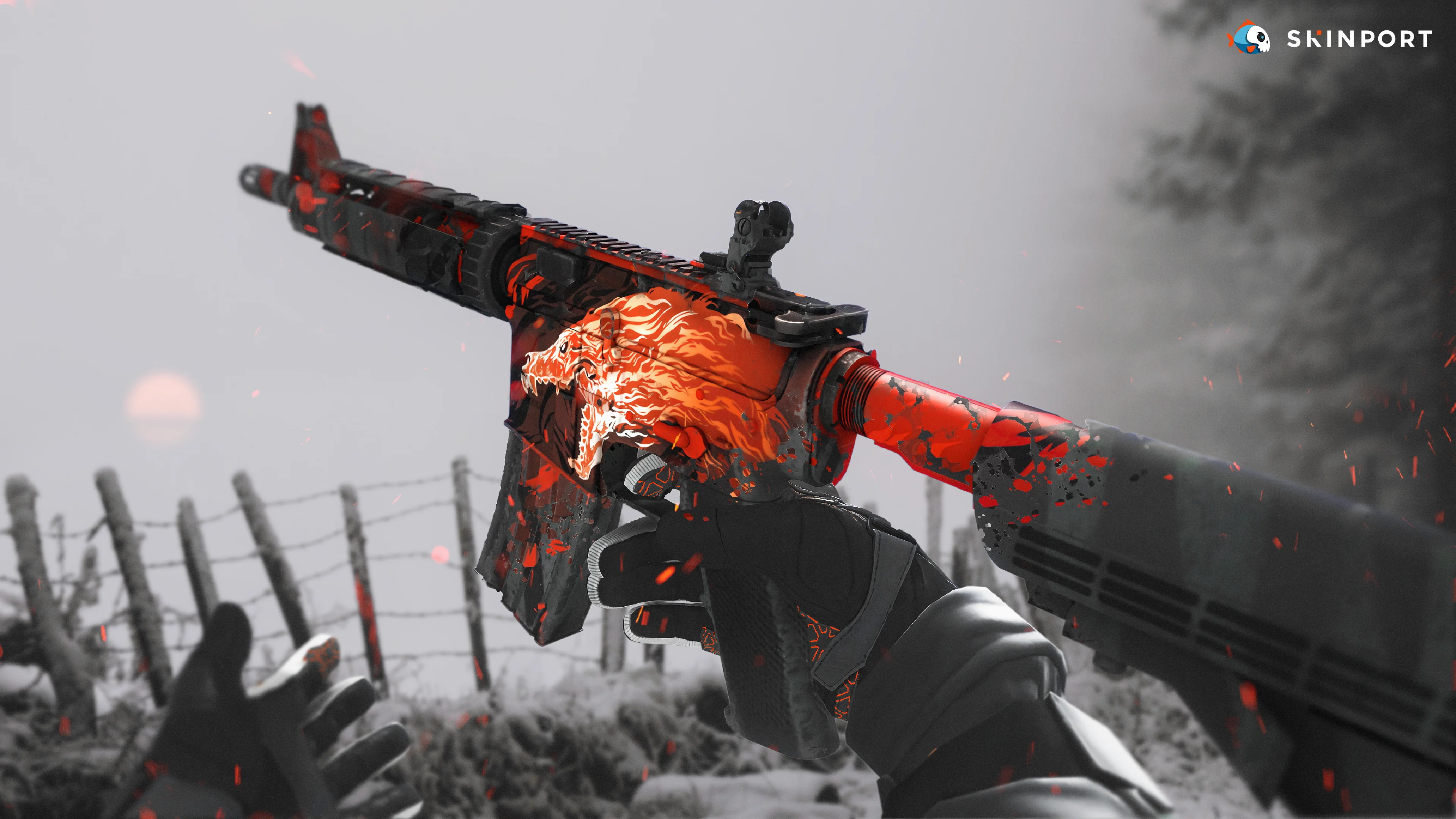 CS:GO Wallpaper - M4A4 | Howl